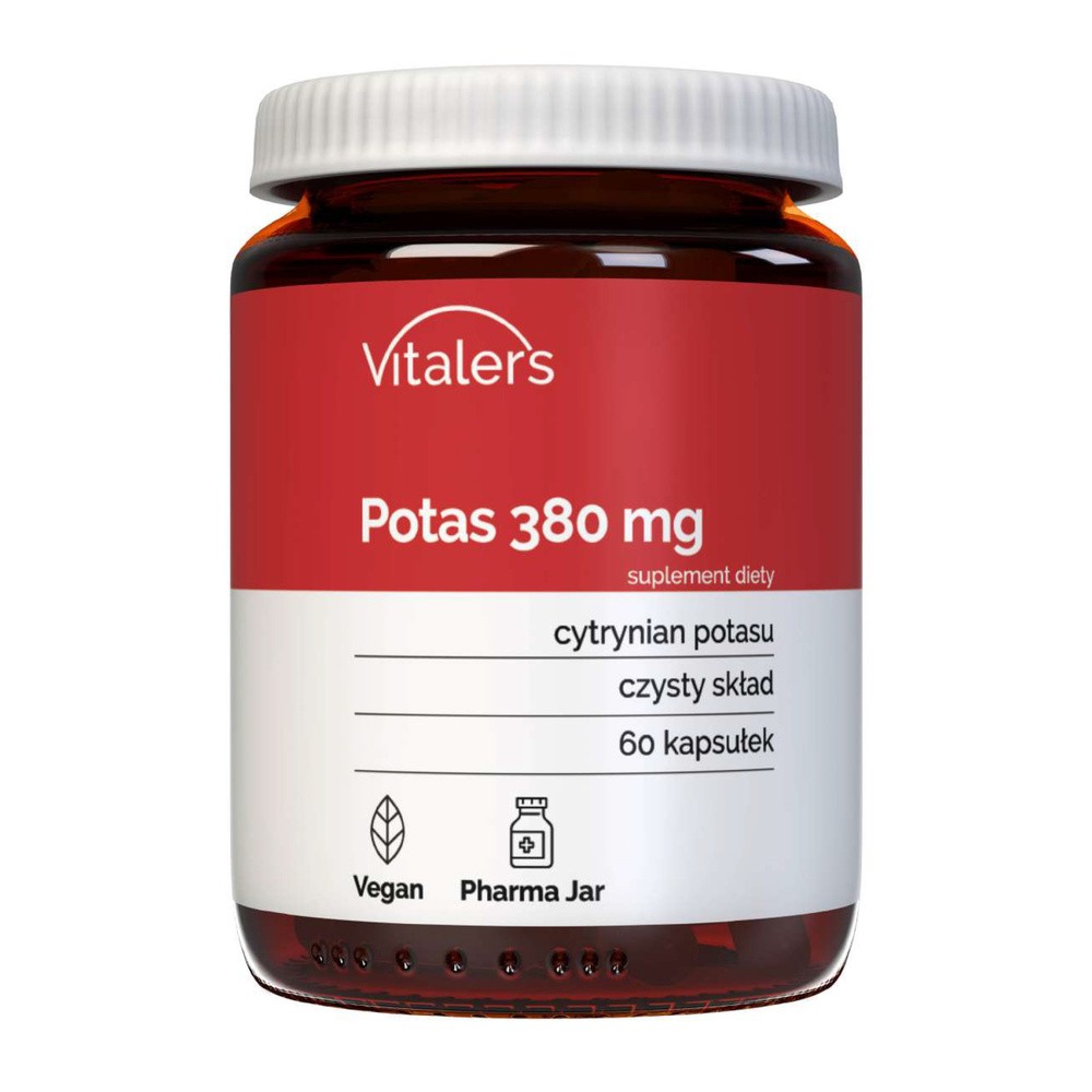 Suplement diety, Vitaler's, Cytrynian Potasu 380 mg - 60 tab.