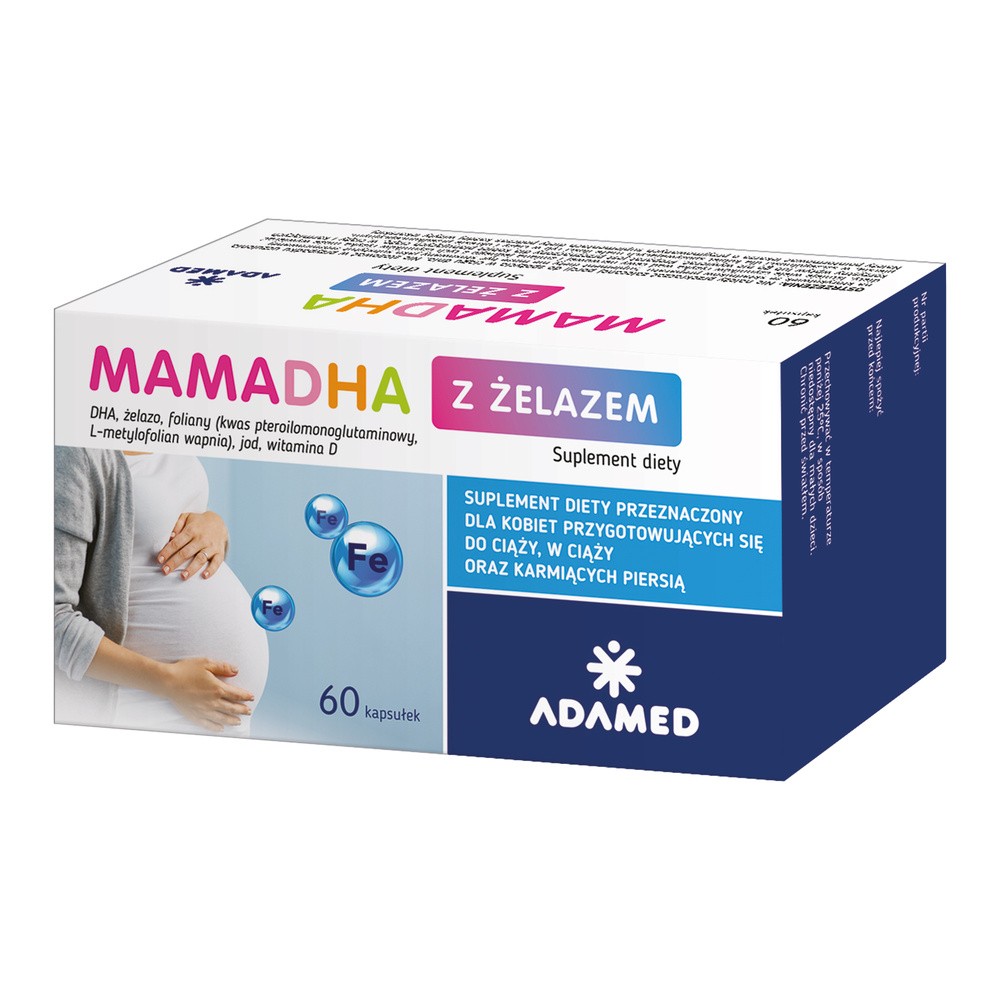 Mamadha Z Żelazem kapsułki - 60 kaps.