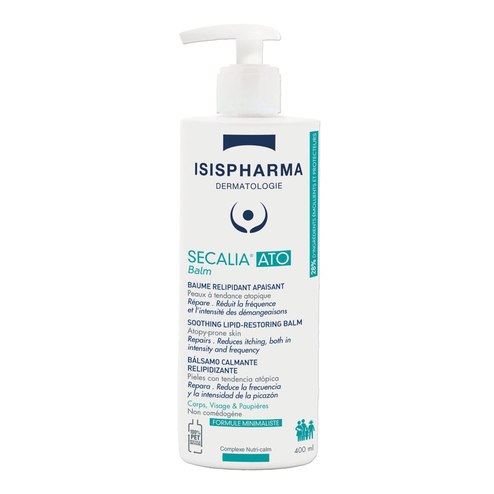 Isis Pharma Secalia ATO Balm, balsam kojąco natłuszczający do skóry atopowej, 400 ml