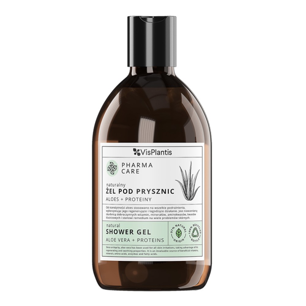 Naturalny żel pod prysznic Pharma Care Aloes i Proteiny 500ml