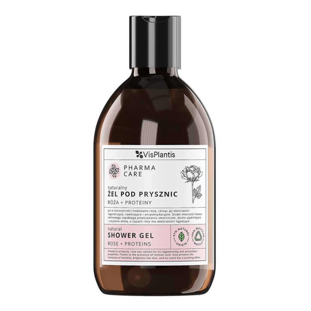 Naturalny żel pod prysznic Pharma Care Róża i Proteiny 500ml