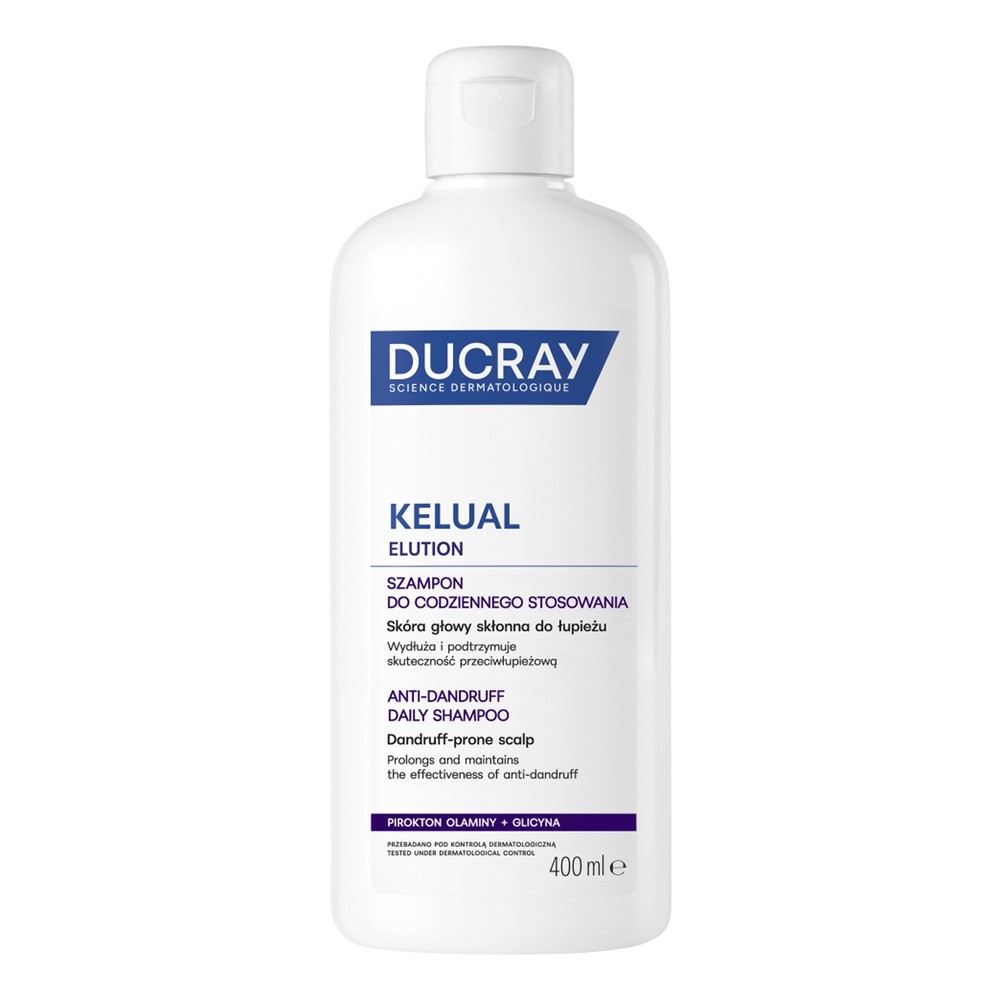 DUCRAY ELUTION Delikatny szampon przywracający równowagę skórze głowy, 400ml >> 0zł za wysyłkę przy zakupach od 149 zł 