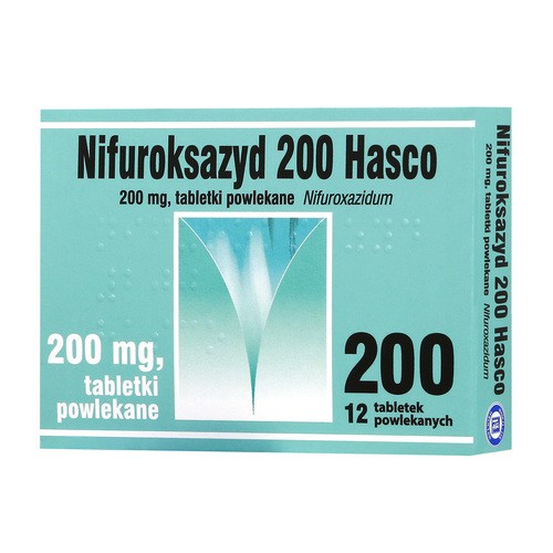 Hasco-Lek Nifuroksazyd 200mg 12 szt.