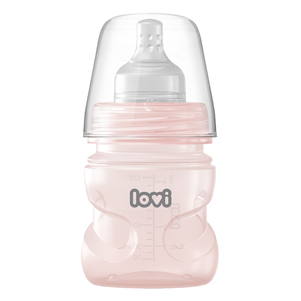 LOVI Butelka Trends 0m+ różowa, 120ml