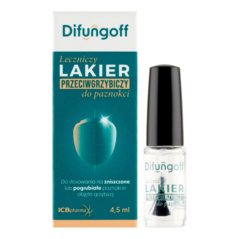 Difungoff leczniczy lakier przeciwgrzybiczy do paznokci 4,5ml