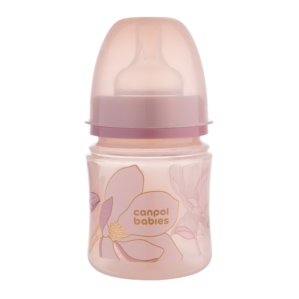 Canpol babies butelka antykolkowa EasyStart 120ml GOLD ze smoczkiem 0m+