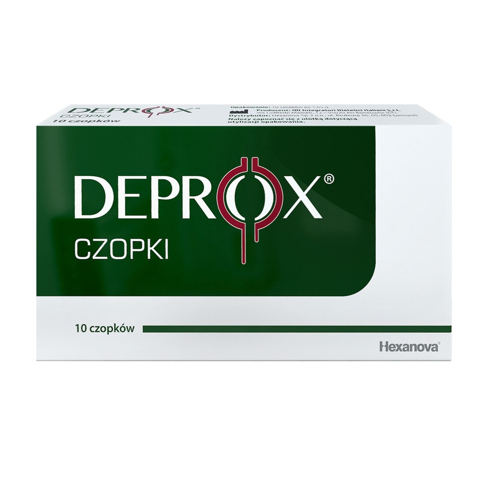 Deprox czopki na zapalenie prostaty, 10 sztuk