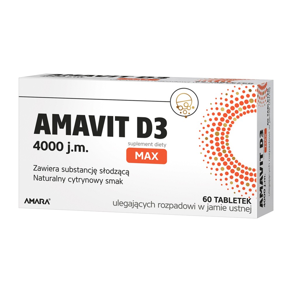 Amavit D3 Max 4000 j.m. 60 tabletek