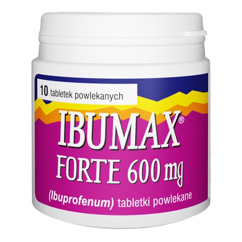 Ibumax Forte 600 mg, 10 tabletek