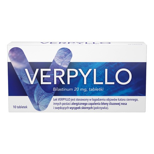 Verpyllo 20 mg, 10 tabletek