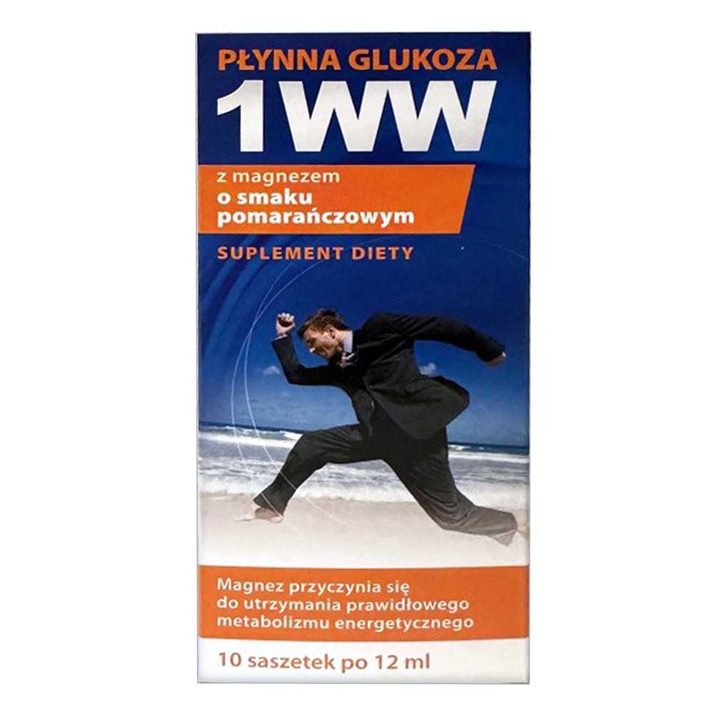 Medmess MEDMESS Płynna Glucoza 1WW smak pomarańczowy 10 saszetek a 12 ml 8531611