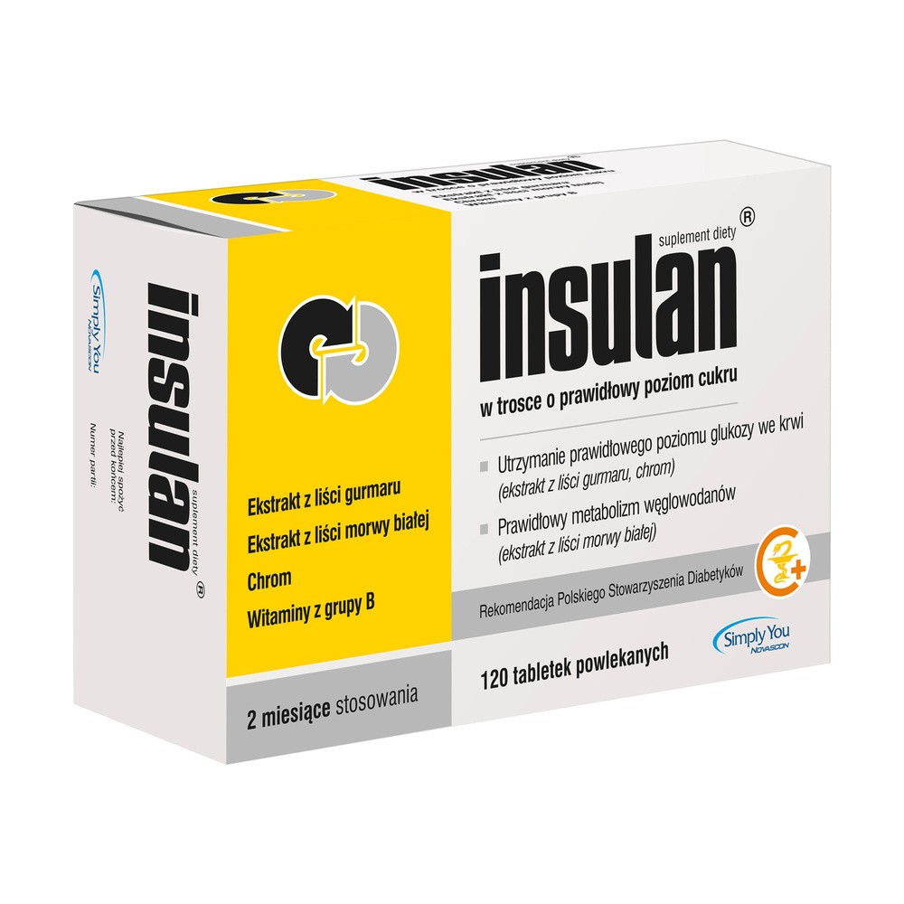 Insulan tabletki powlekane 120 tabletek