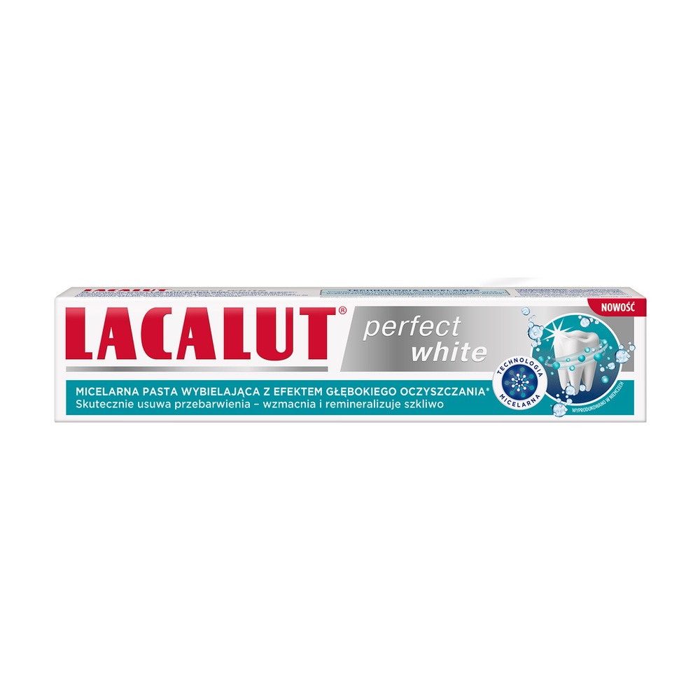 Pasta do zębów lacalut perfect white 75 ml