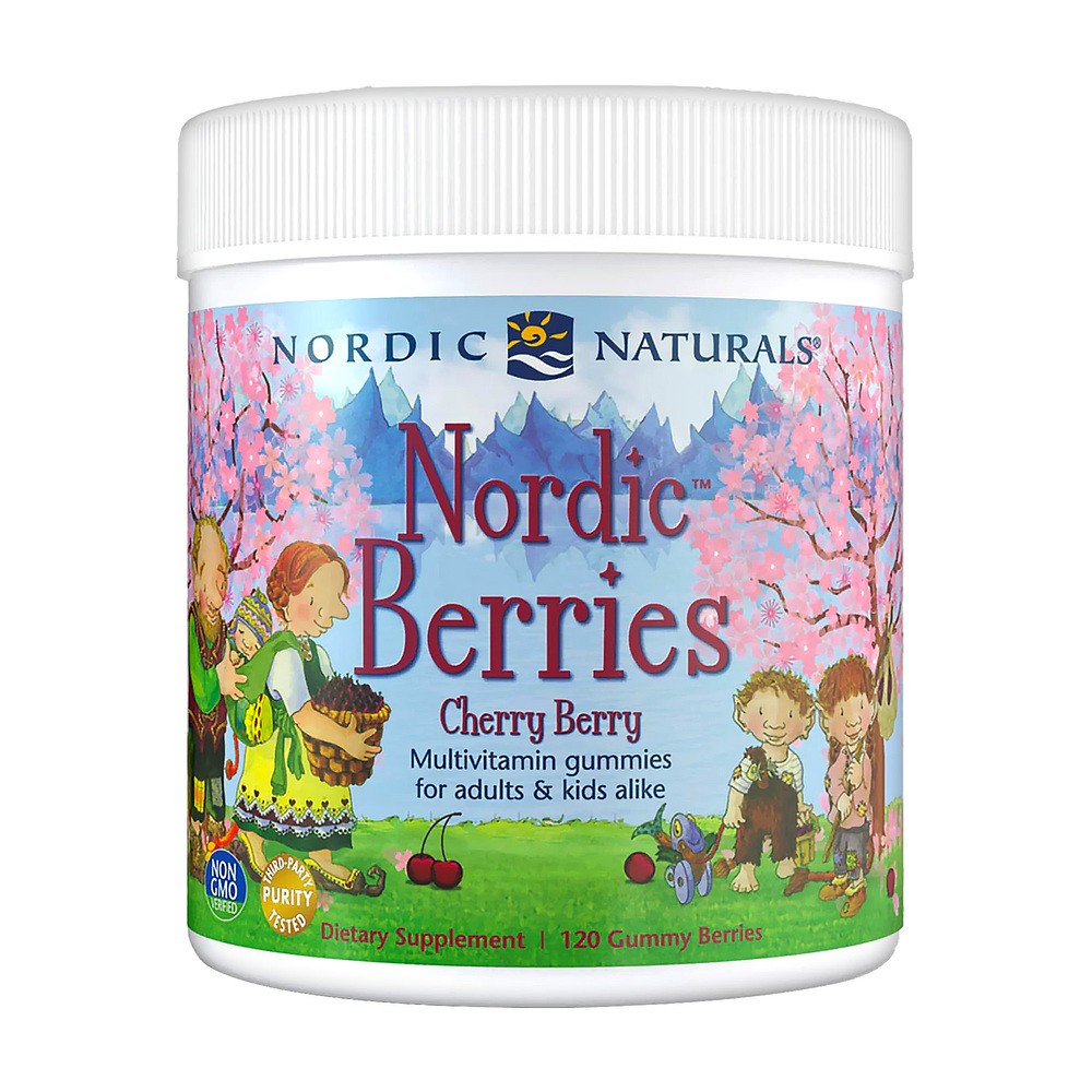 Nordic Naturals Nordic Berries Multiwitamina 120 żelek Nordic Naturals 8674-484F4