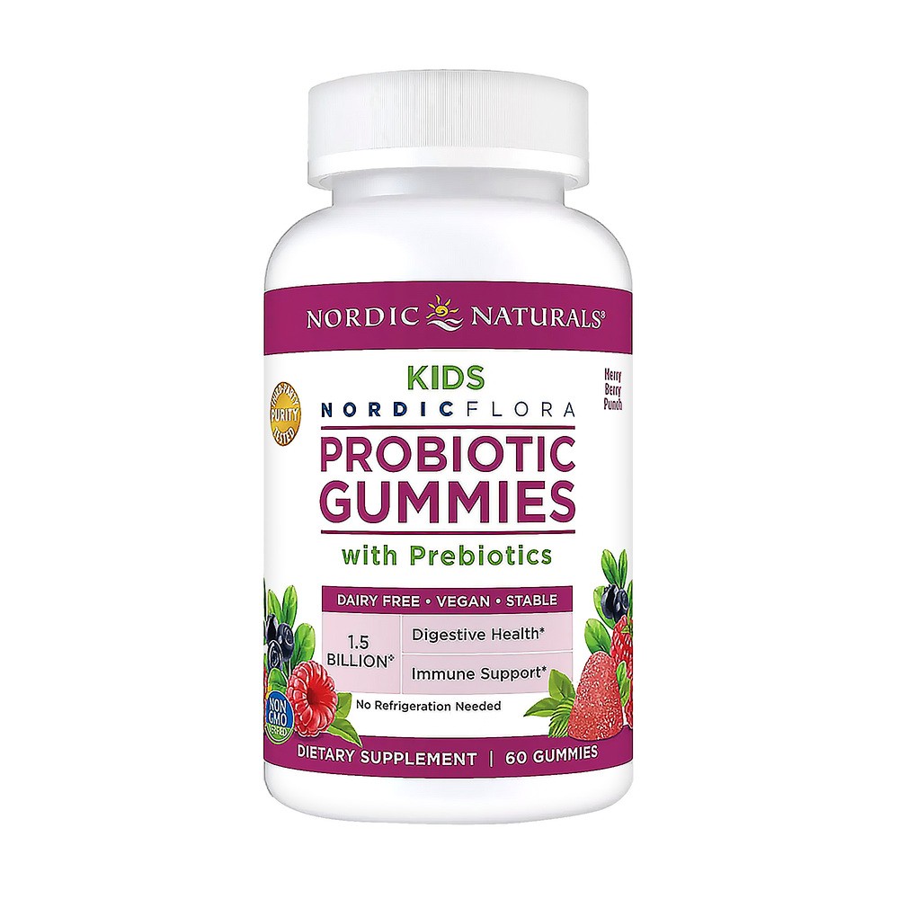 NORDIC NATURALS PROBIOTIC GUMMIES KIDS - 60gummies NOR/PROBGUMM/60/TAB/