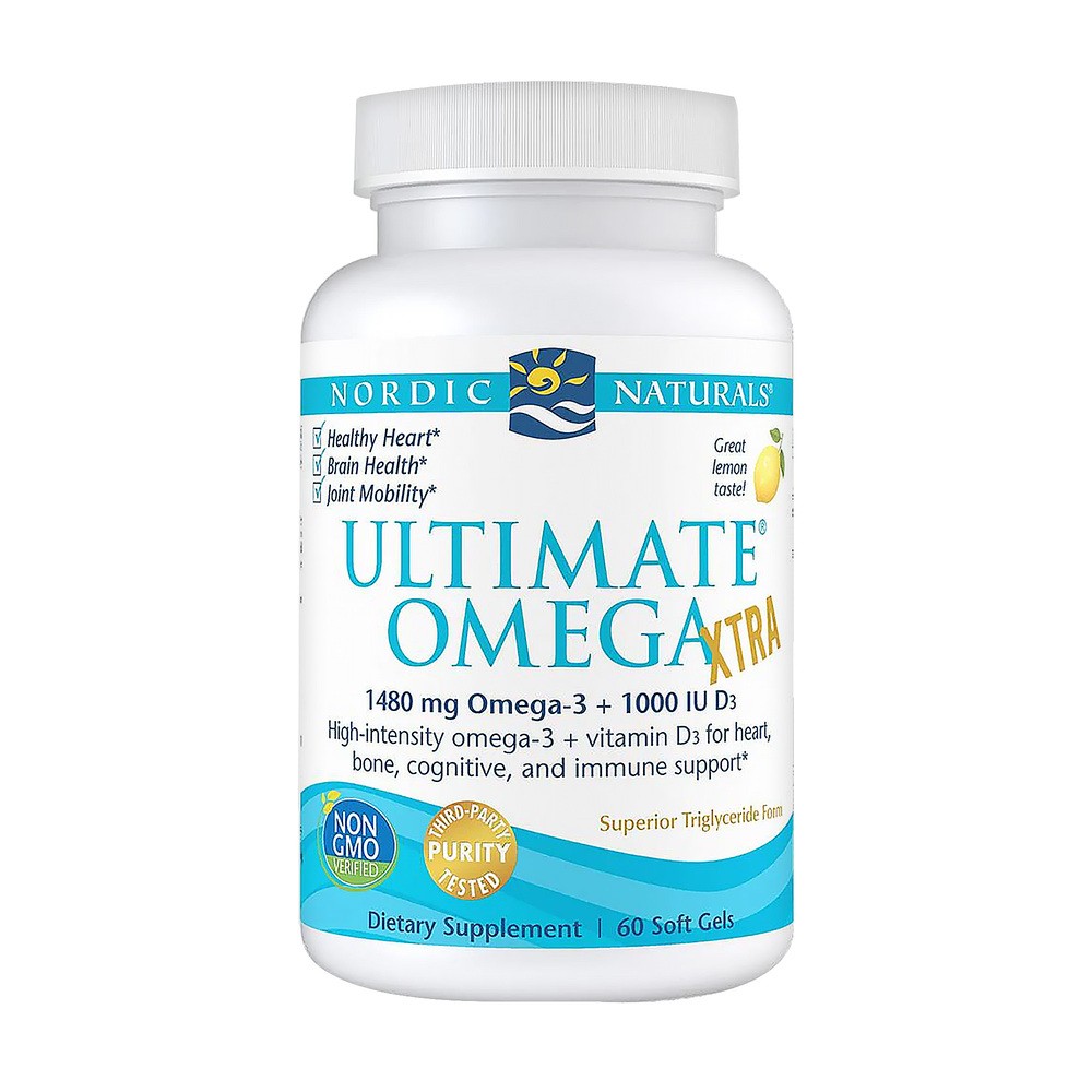 Ultimate Nordic Naturals Omega Xtra (60 kaps) Nordic Naturals 224E-98392