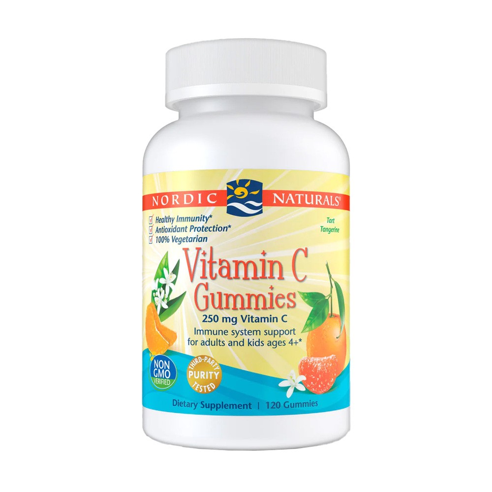 Nordic Naturals Vitamin C Gummies mandarynkowe (120 żelek) Nordic Naturals
