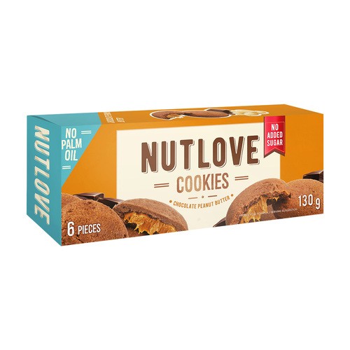 Allnutrition, ciastka z nadzieniem z orzeszków arachidowych Nutlove, 130 g