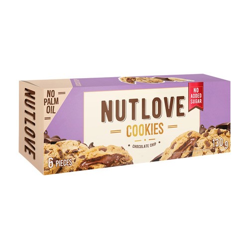 Allnutrition, Nutlove, Ciastka Z Nadzieniem Orzechowo-Kakaowym, 130 g
