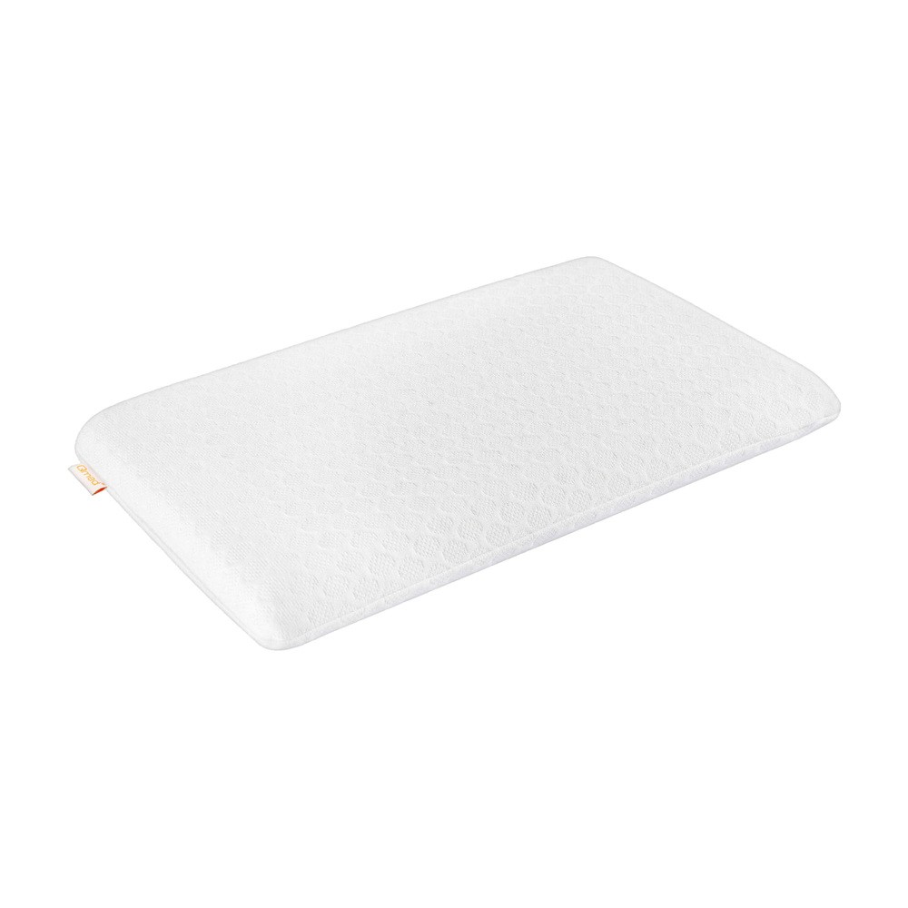 Qmed Certyfikowana dziecięca poduszka o dobrej wentylacji - pianka z pamięcią kształtu, perforowana struktura, hipoalergiczne właściwości (Qmed Kid Pillow) 5901780441500