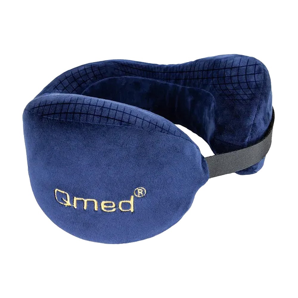 Qmed Poduszka profilowana podróżna rogal TRAVELING PILLOW Qmed QMpod
