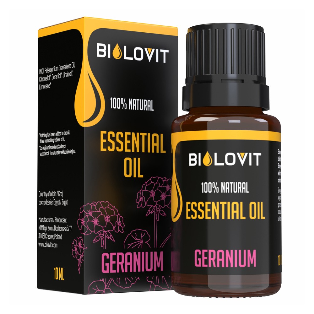 Biolavit Biolavit Olejek eteryczny geranium - 10 ml