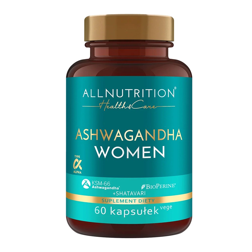 Allnutrition Health&Care Ashwagandha Women Suplement diety 60 kaps.