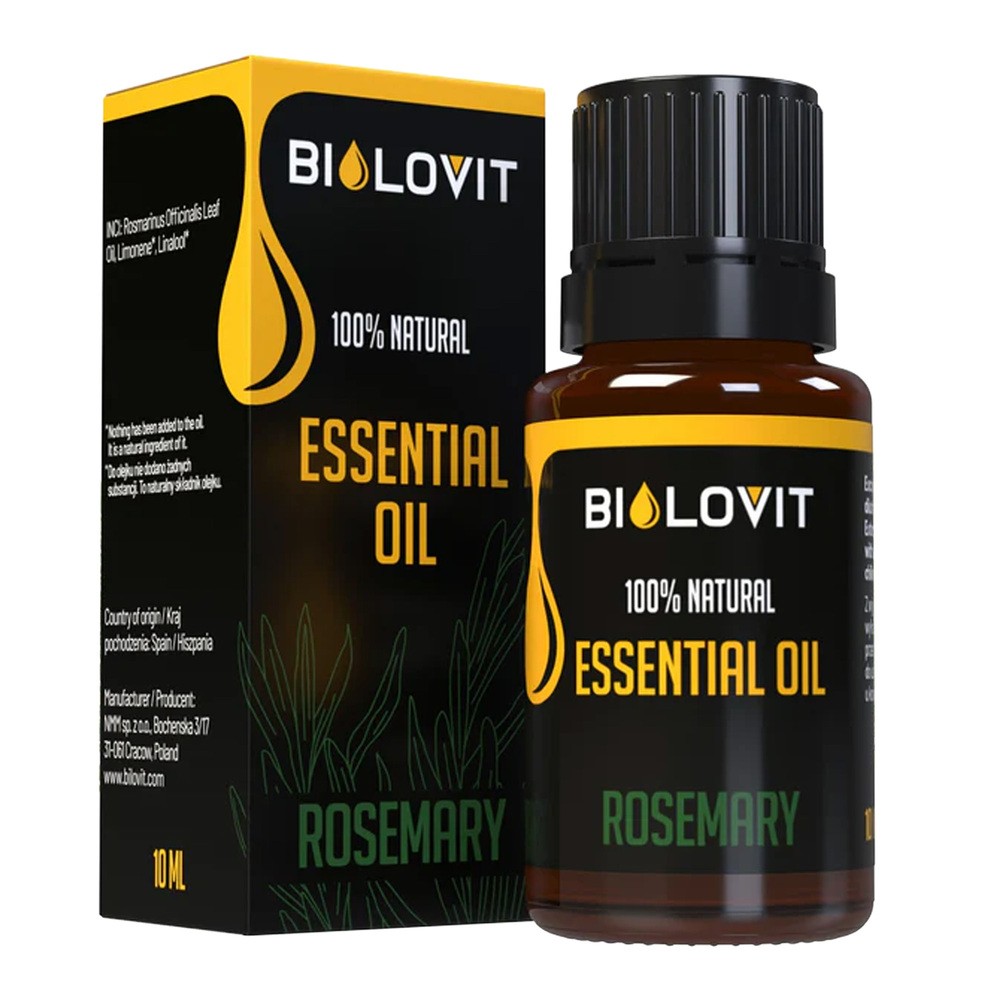 Biolavit Biolavit Olejek eteryczny rozmarynowy - 10 ml