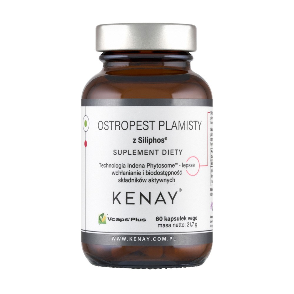 Kenay Ostropest plamisty z Siliphos (60 kapsułek) AA63-358CF