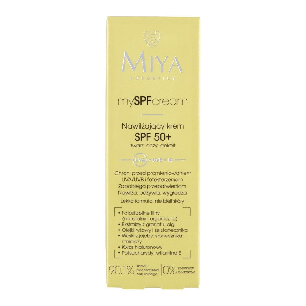Miya MIYA Nawilżający Krem do Twarzy SPF50+ 40ml MIYA-6139