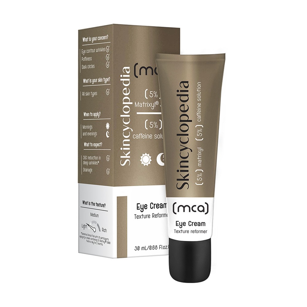 Skincyclopedia KREM SERUM POD OCZY WYGŁADZAJĄCO DRENUJĄCY PRZECIW OBRZĘKOM Z 5% MATRIXYL 3000 30.0 ml