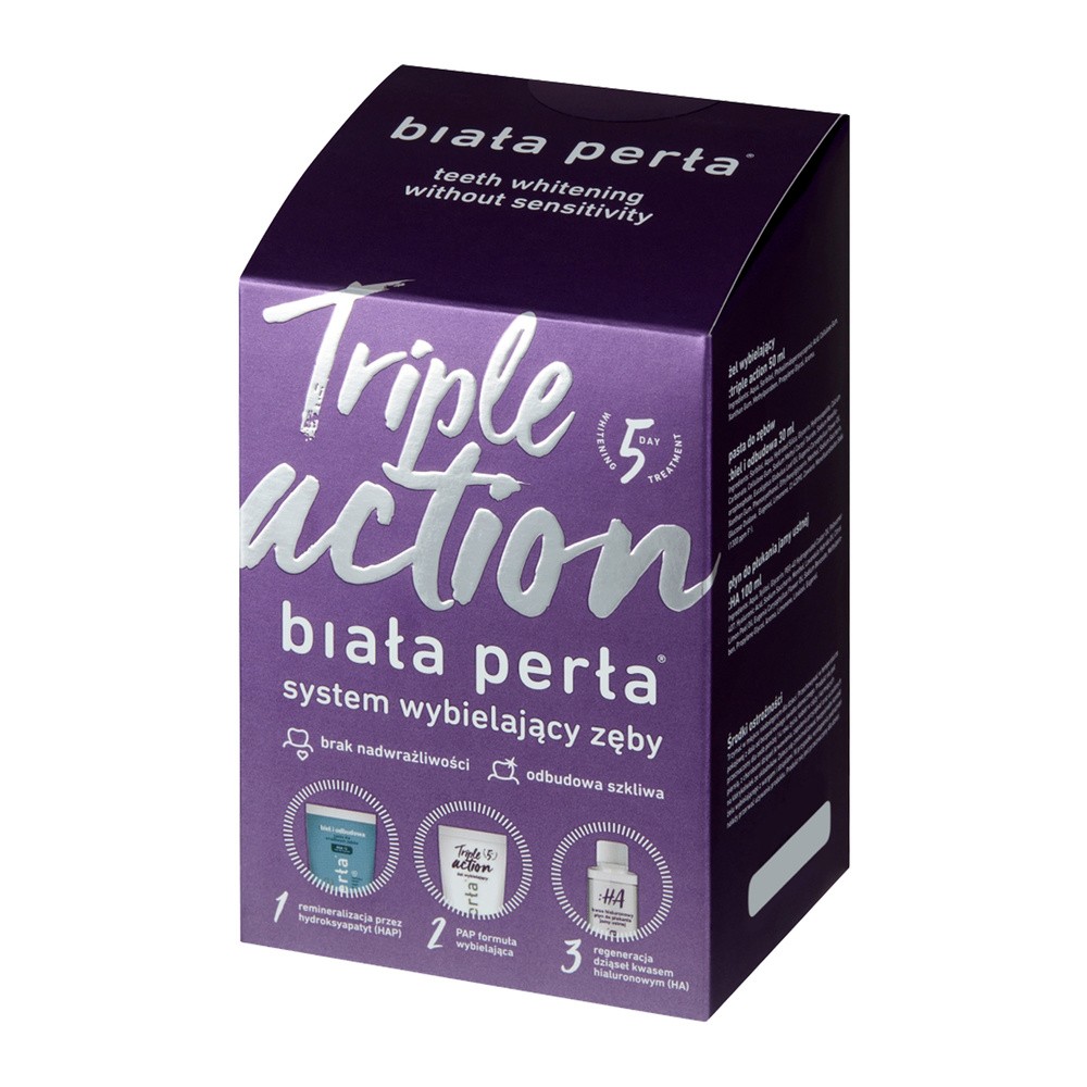 Biała Perła BIAŁA PERŁA Triple Action System wybielający 5 dni