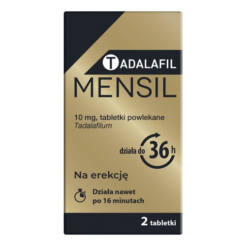 Tadalafil Mensil 10 mg, 2 tabletki powlekane