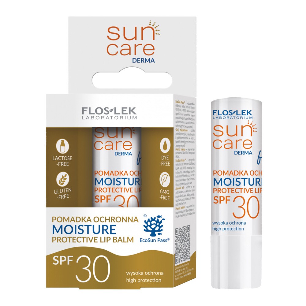 Floslek Sun Care Derma pomadka ochronna do ust SPF30 4g