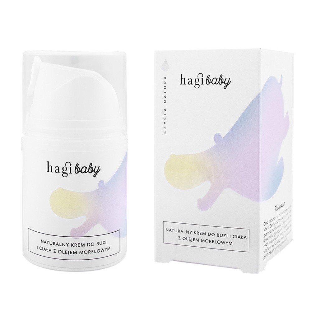 LABCHEM Hagi Baby naturalny krem do buzi i ciała z olejem morelowym 50 ml