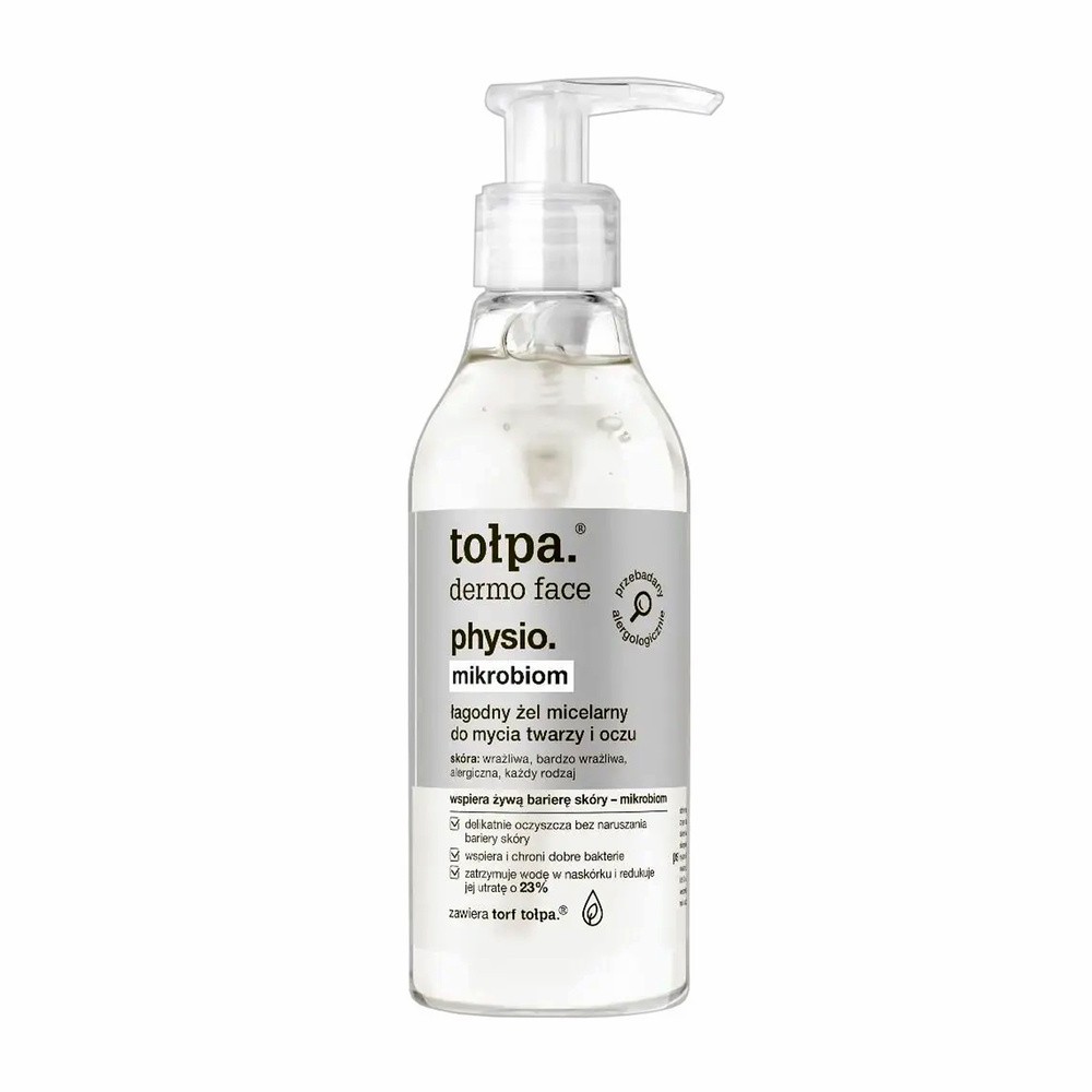 Tołpa 195ml Łagodny żel do mycia twarzy Żel do twarzy 195ml
