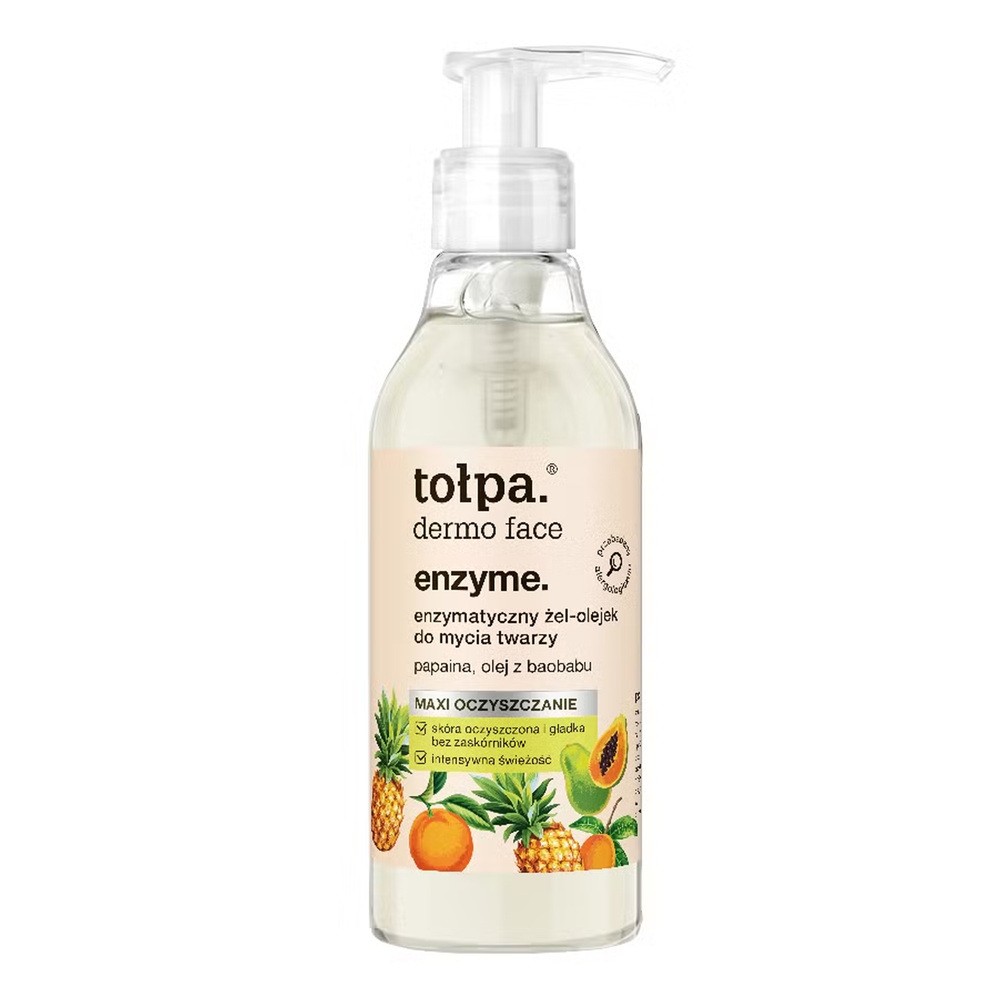 enzymatyczny żel-olejek do mycia twarzy, 195 ml