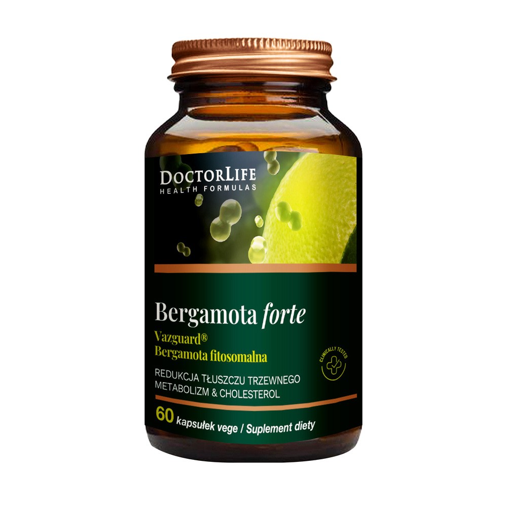 Doctor Life, Bergamota Forte, Suplement diety, 60 kaps.