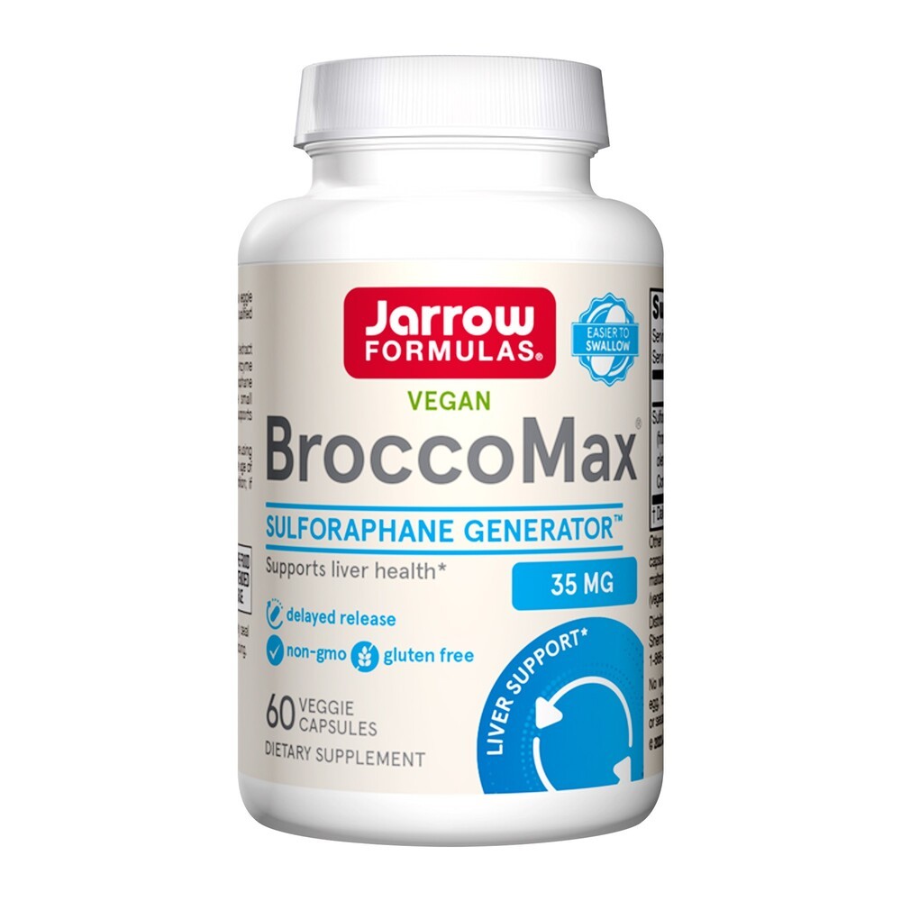 Jarrow Formulas BroccoMax (ekstrakt z brokuł) - 60 kaps. - Oczyszcza organizm