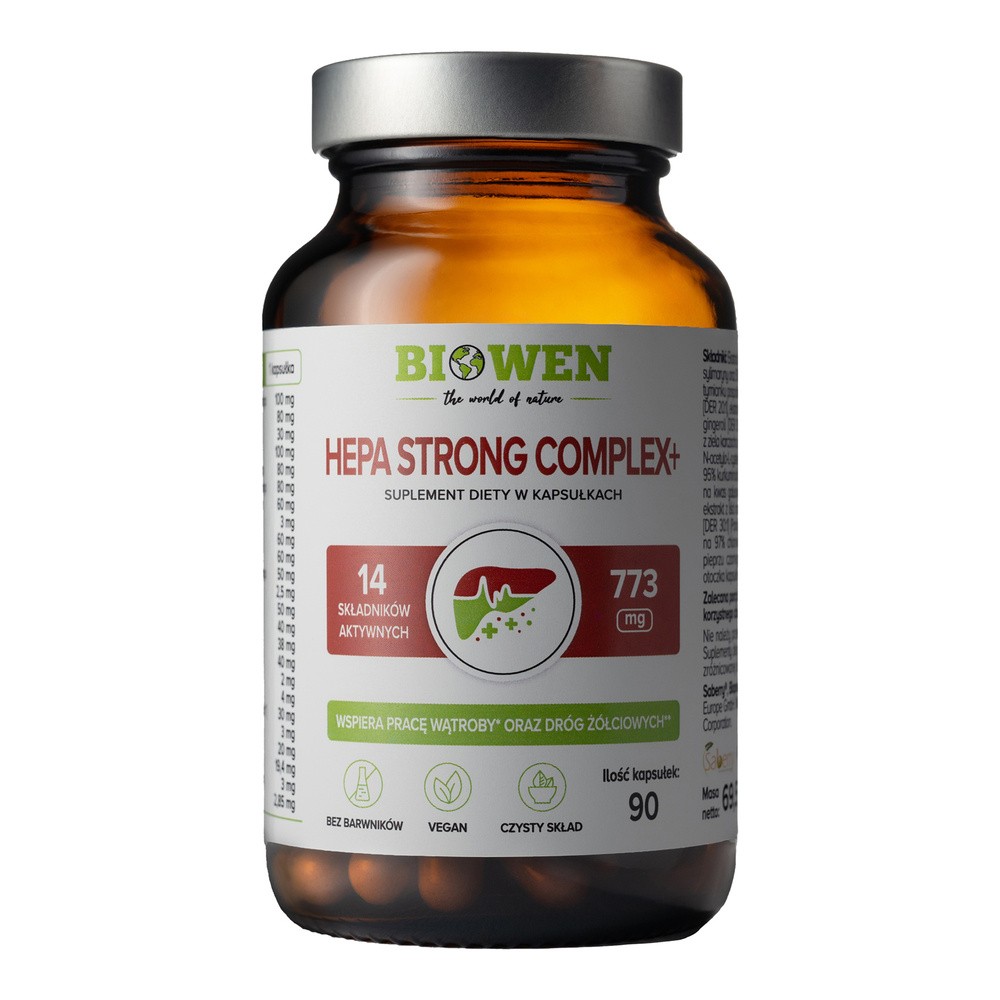 Biowen, Hepa Strong Complex+- 90 kapsułek