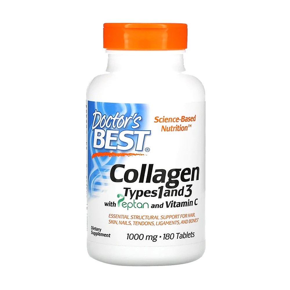 DOCTOR'S BEST DOCTOR'S BEST Collagen Types 1 And 3 With Peptan 180tabs