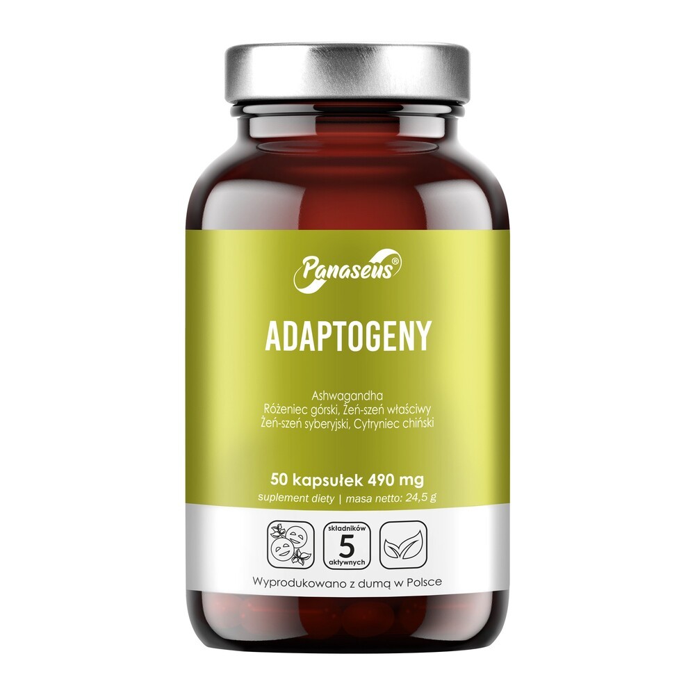 Panaseus Adaptogeny suplement diety 50 kaps.