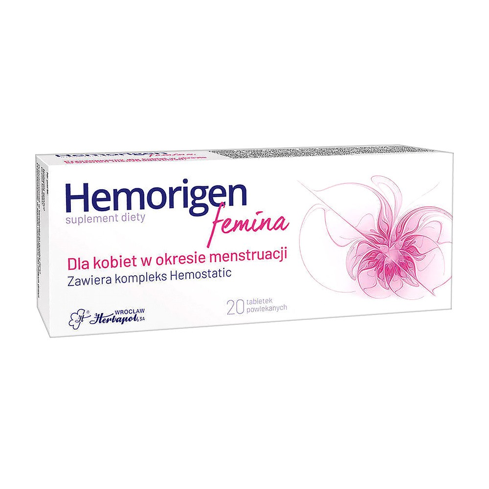 Hemorigen Femina tabl.powl. 20 tabl.