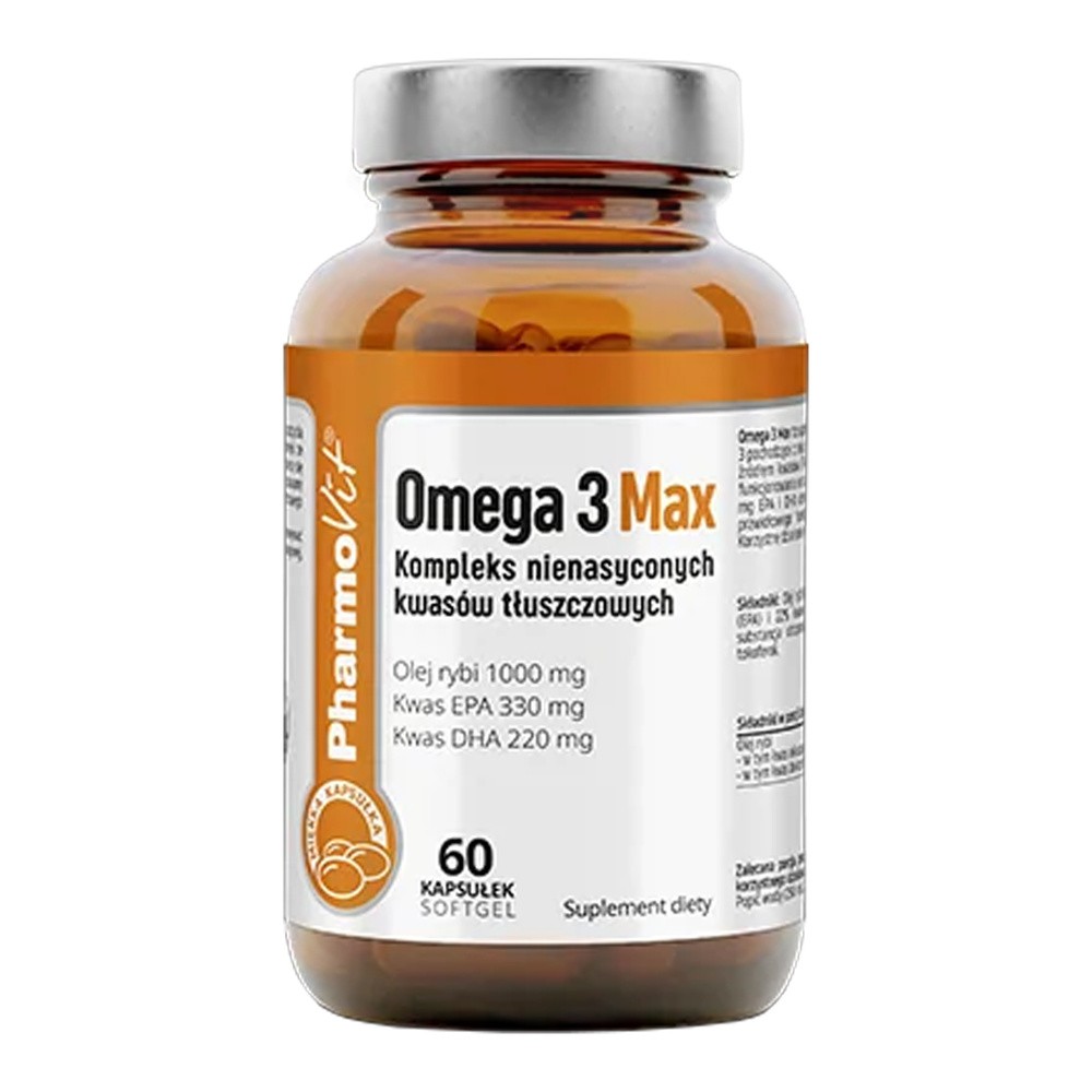 Omega Pharma Pharmovit 3 Max 60 kapsułek Softgel 94A2-45491