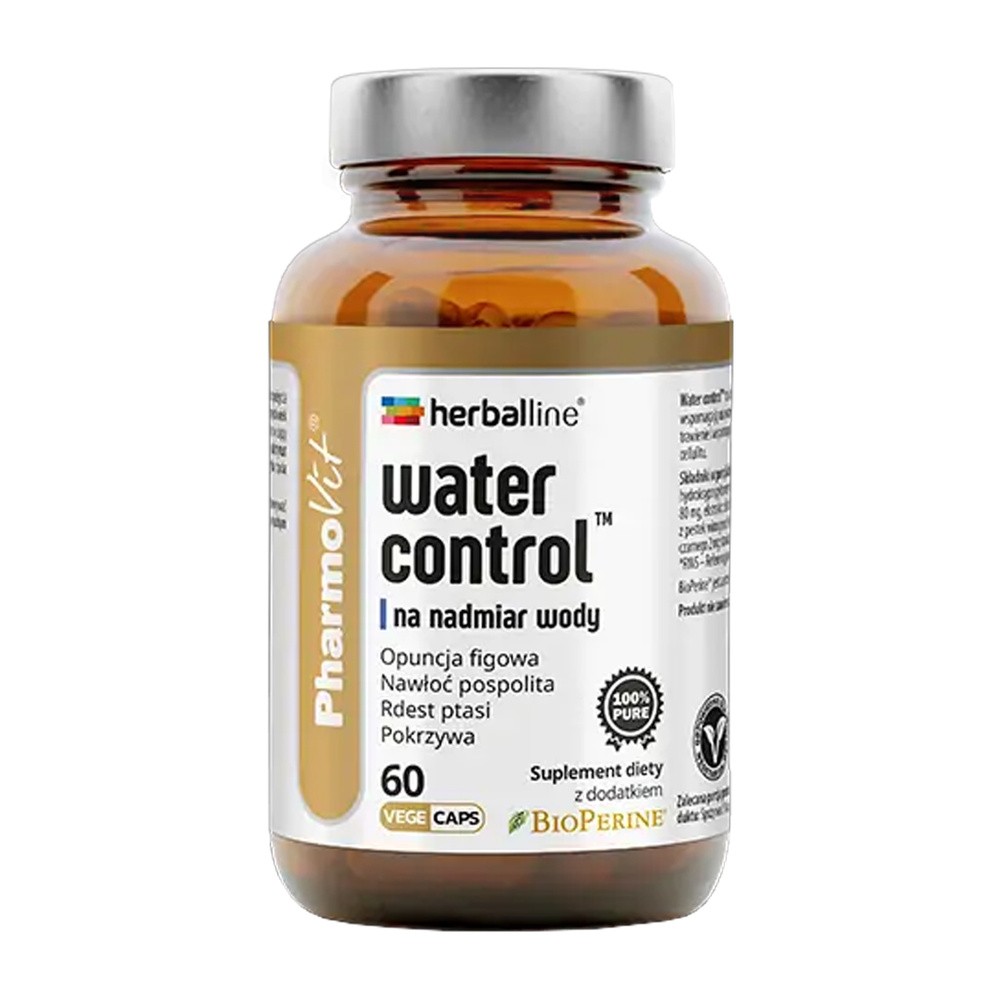Pharmovit Herballine Water Control Na Nadmiar Wody 60 Kapsułek