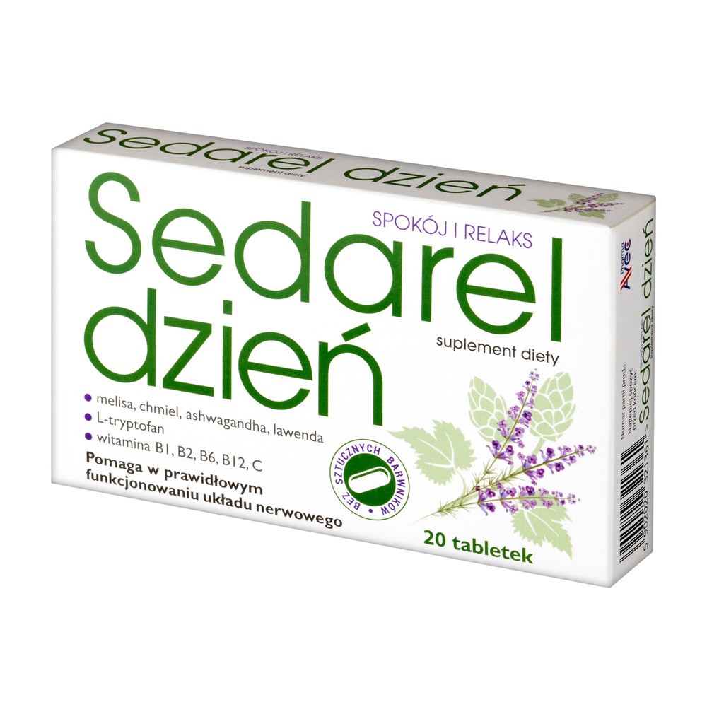 Sedarel Dzień, 20 tabletek