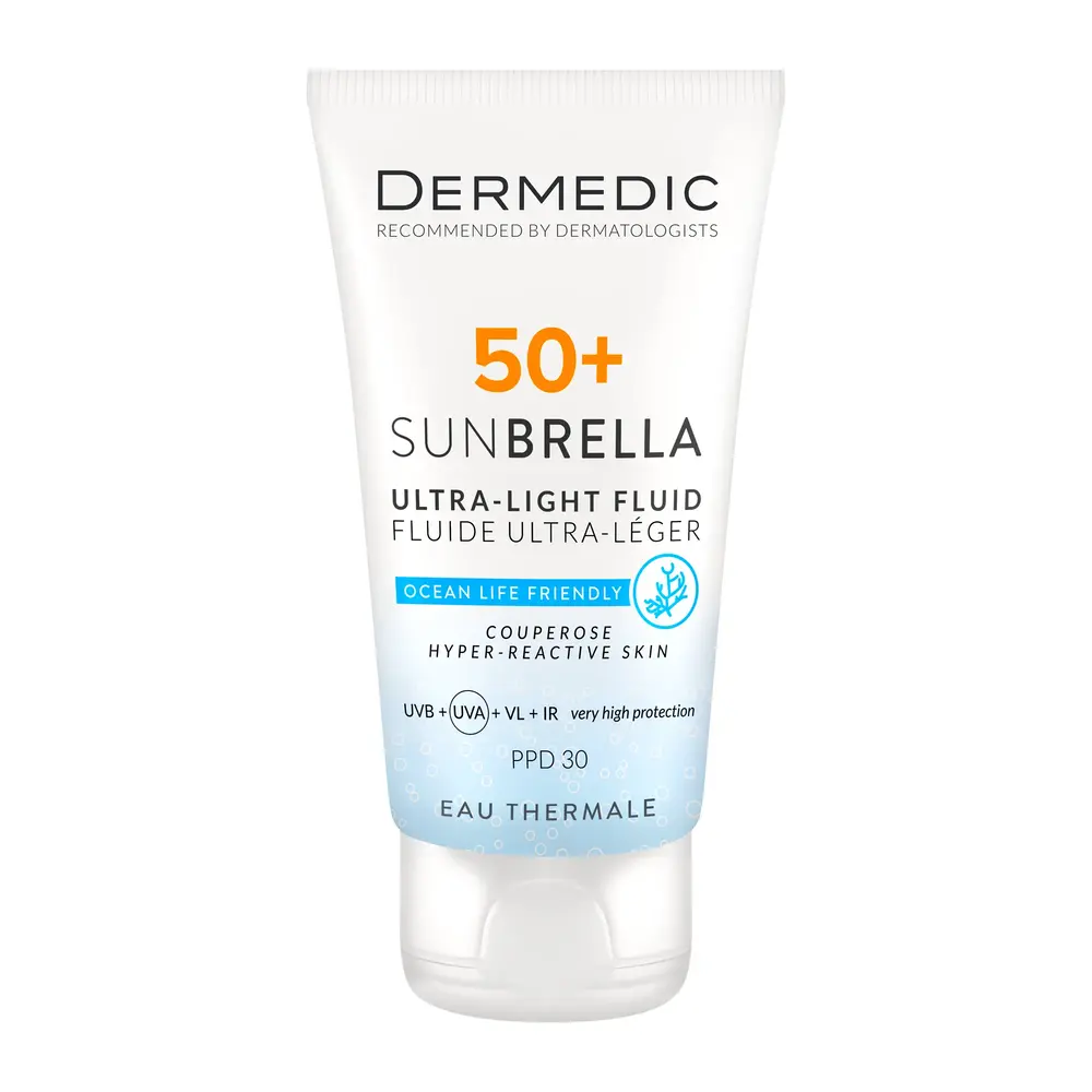 Dermedic Sunbrella Ultralekki krem SPF50+ skóra naczyniowa i nadreaktywna 40ml