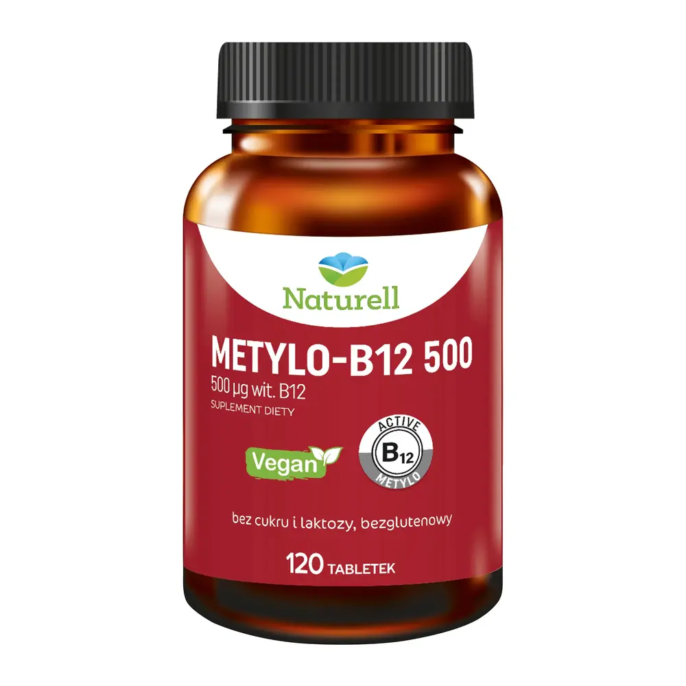 Naturell Metylo-B12 500 120 tabletek