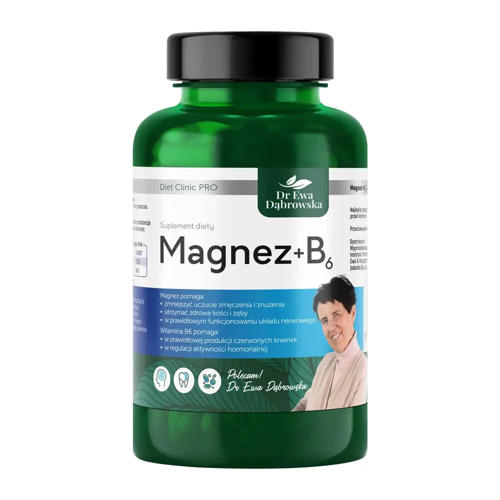 Magnez + B6, 120 kapsułek , DR EWA DĄBROWSKA