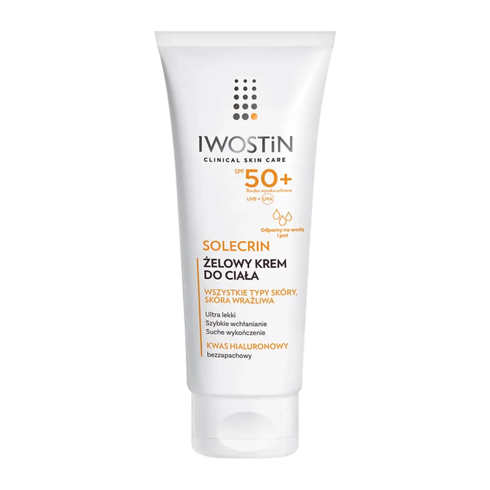 Iwostin Solecrin SPF 50 Żelowy krem do ciała, 200 ml